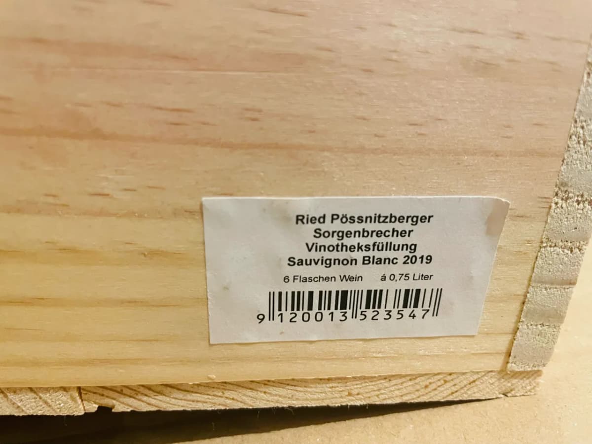 Erwin Sabathi Sauvignon Blanc Ried Pössnitzberger Sorgenbrecher (im OHK) 2019 - image 2