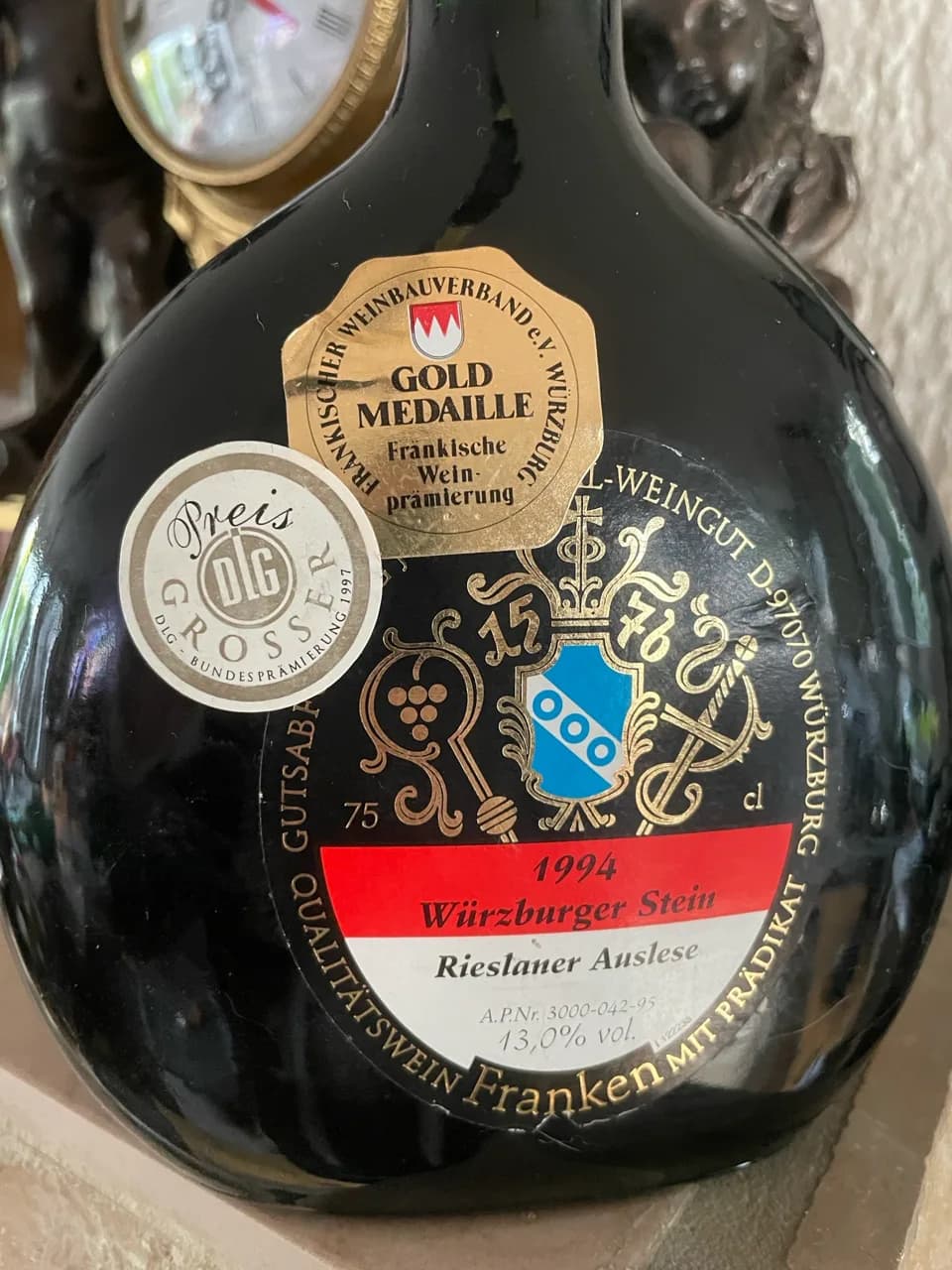 Juliusspital Würzburger Stein Rieslaner Auslese 1994 süsswein RAR - image 2
