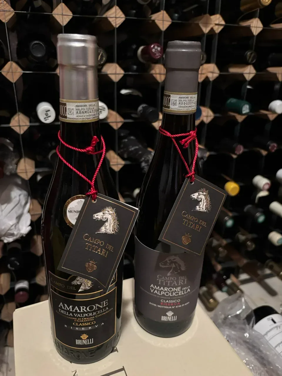 Brunelli Amarone Riserva Campo del Titari 2015 + 2018 - image 1