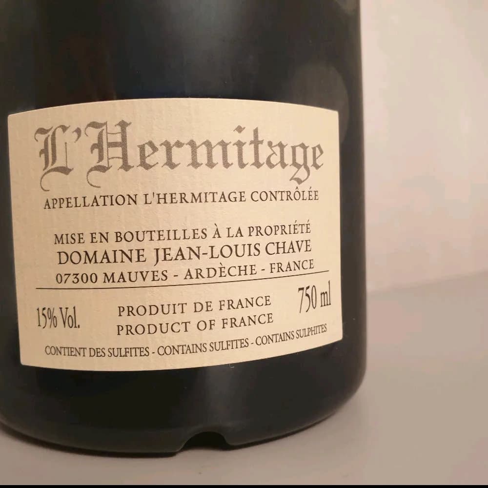 2019 Hermitage rouge- J.L. Chave - image 4
