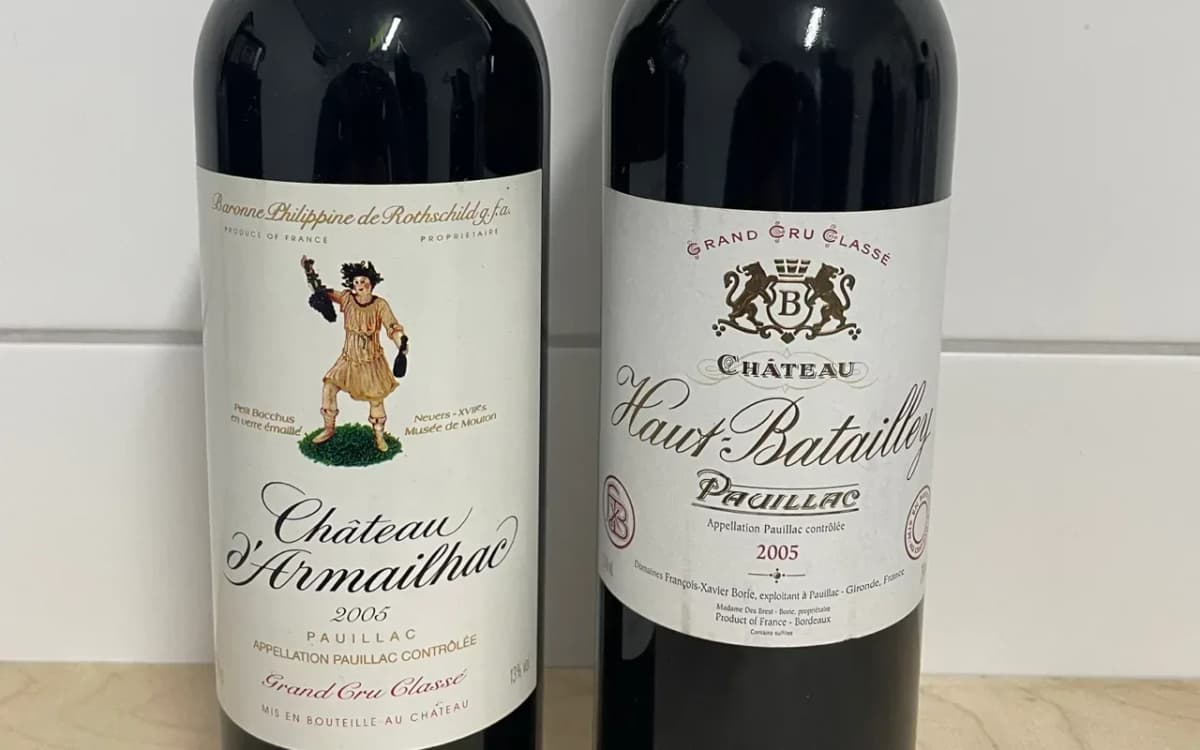 2er Paket Bordeaux Pauillac 2005 - image 1
