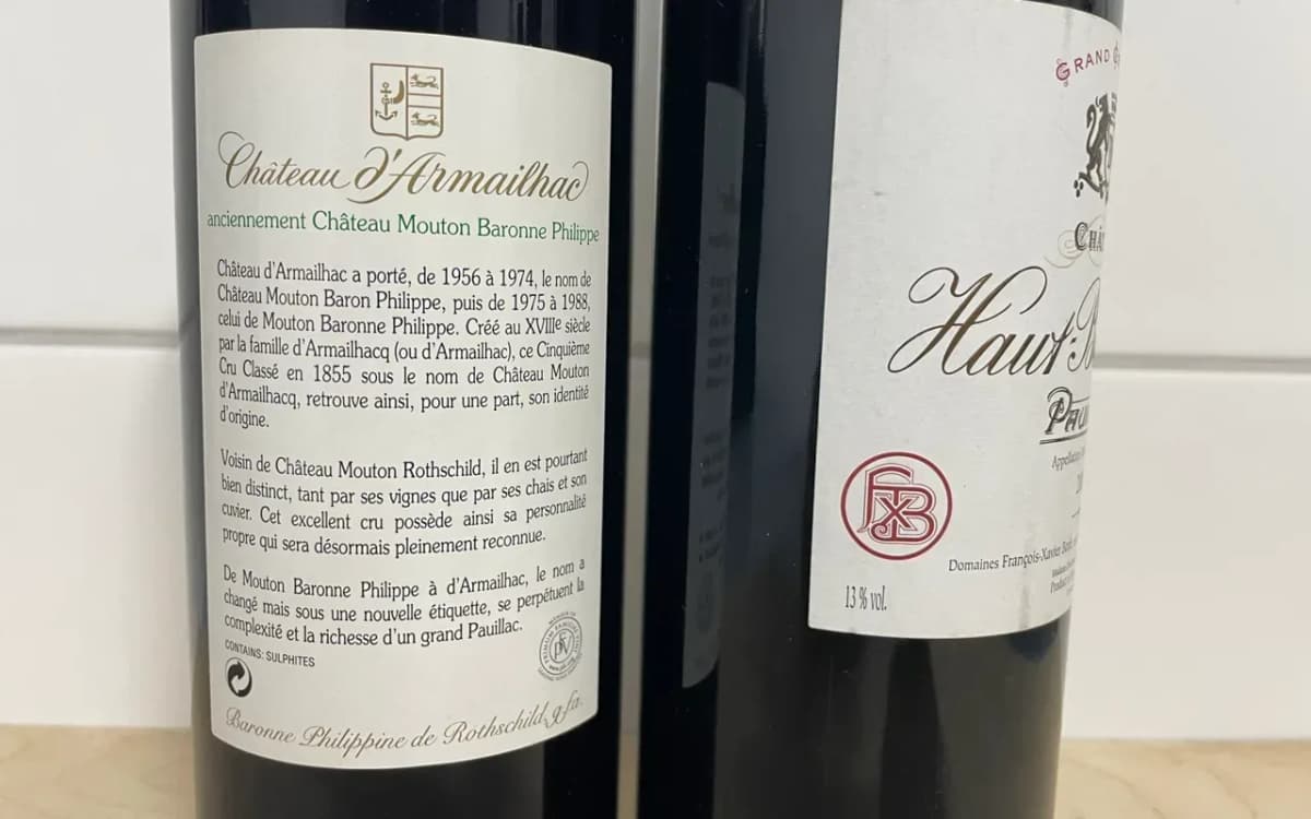 2er Paket Bordeaux Pauillac 2005 - image 3