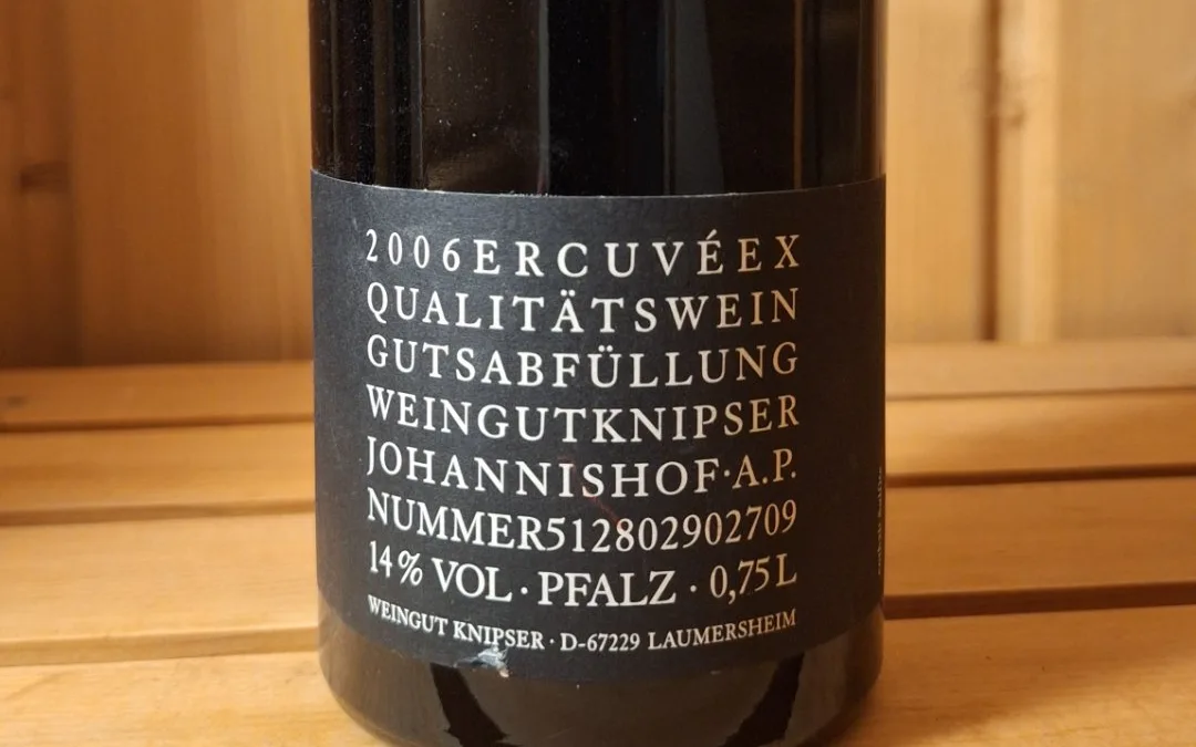 Weinsammlung – Knipser Cuvée X 2006 + Châteauneuf 1992 – Kellerfund - image 6
