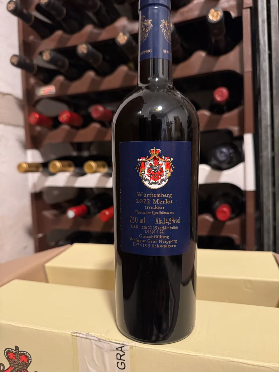 S.E. Merlot Weingut Graf Neipperg 2022 - 3 Flaschen - image 3