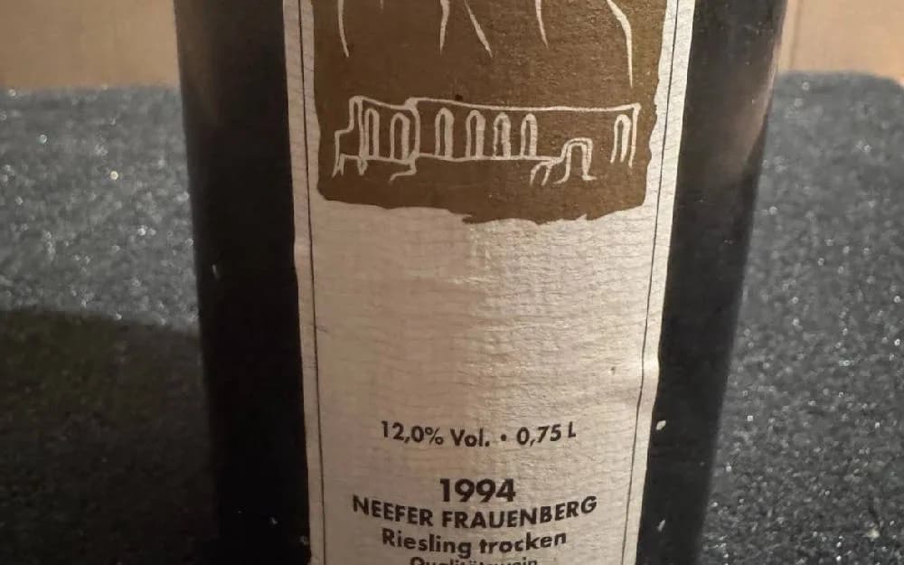1994 Reinhold Franzen Neefer Frauenberg Riesling trocken Wein - image 1