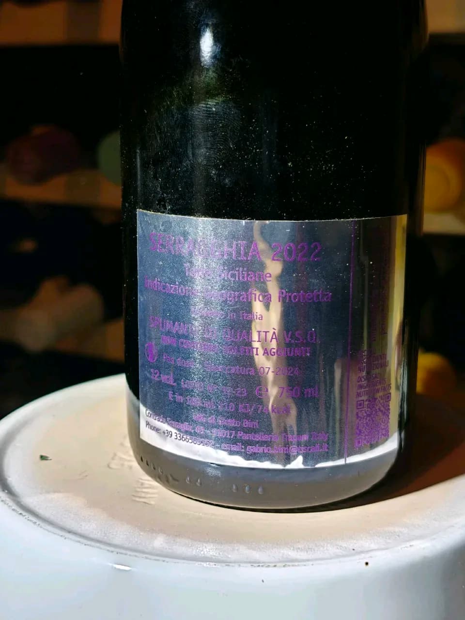 1/300 Serragghia Gabrio Bini Cicala Sekt /Spumante 2022 Pantelleria - image 3
